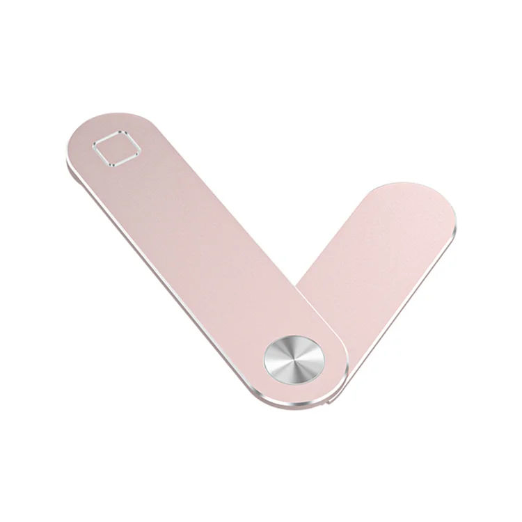 Aluminium Computer Accessories Folding Magnet Bracket Mobile Cell Phone Stand Stick To Laptop Side Mount Holder