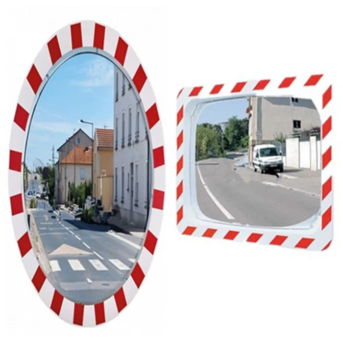 30/45/60cm Convex Mirror Blind Spot Safety Mirror Traffic Shop Junction Bracket 