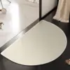 Stylish woven - semi-circle - beige