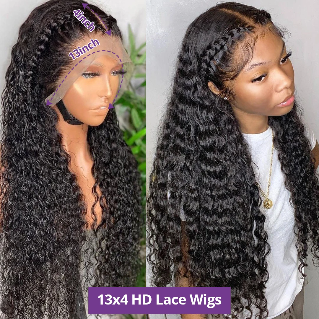 Glueless Curly Wigs Human Hair Lace Front Brazilian Virgin Hair 360 Full Lace Human Hair Wigs 4398