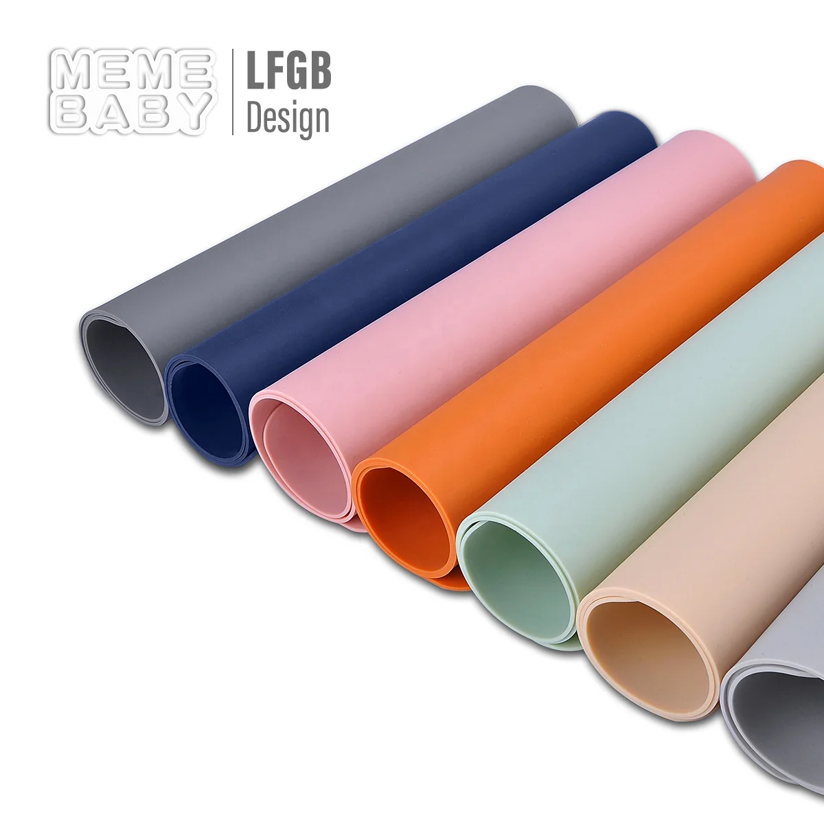 Eco Friendly Sublimation Non Slip Table Mat Pad Waterproof Silicone Table Place Mats
