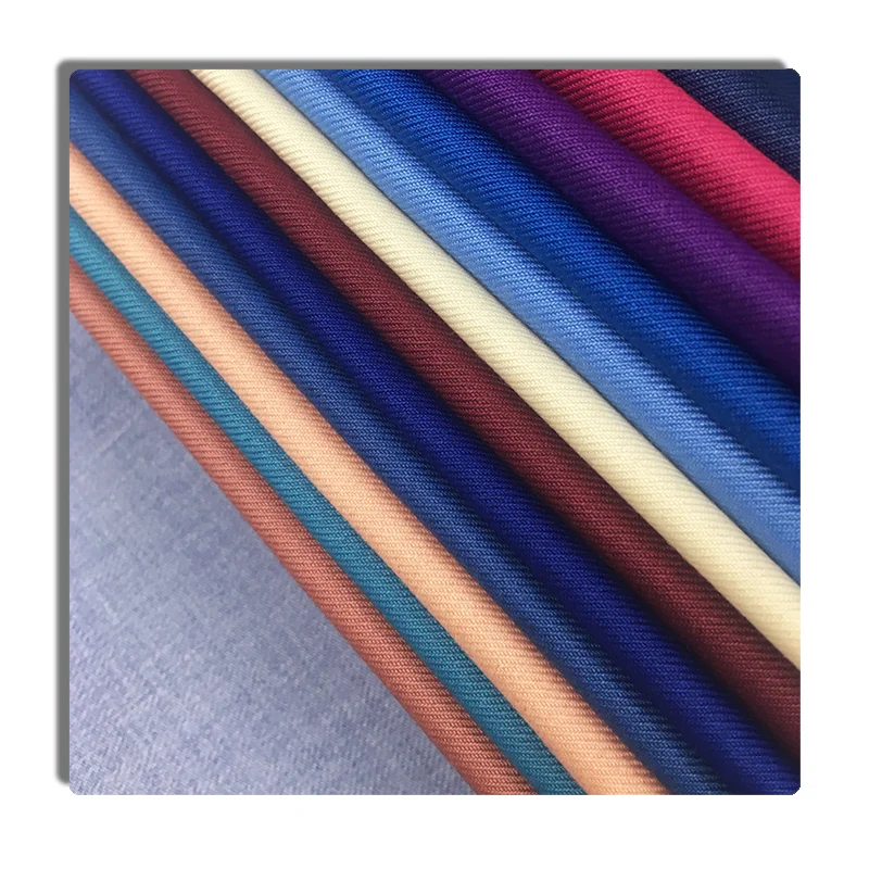 For Man Suit Uniform High Quality Stripe Spandex Rayon Viscose Polyester Suiting Tr Twill Fabric 5621