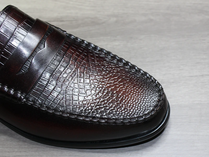 Hand Made Dress Shoes Men Genuine Leather Shoes Leather Men With Buckle