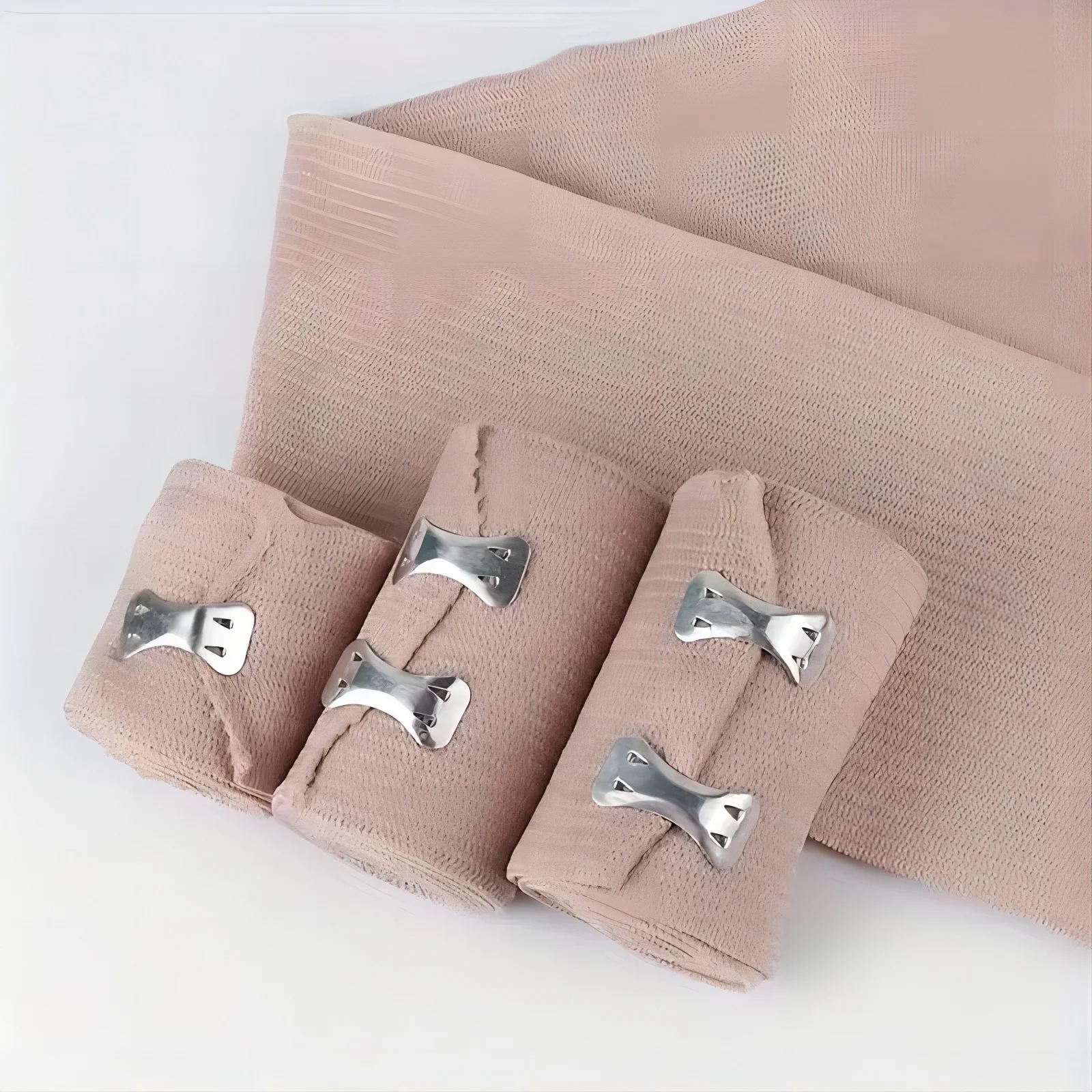 Flexible Compression Bandage with Clip Closure Rapidly Stop Bleeding and Swelling with Elastic Rubber Band Tourniquet Buckle