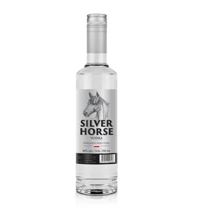 Polish Silver Horse vodka custom glass bottles packaged vodka flavours alcoholic beverage spirit