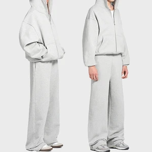 OEM Winter 2026 New Activewear Sports Outfit Unisex Gym Fitness Oversize Vintage Women Jogging and Sweatshirt 2pcs Tracksuit