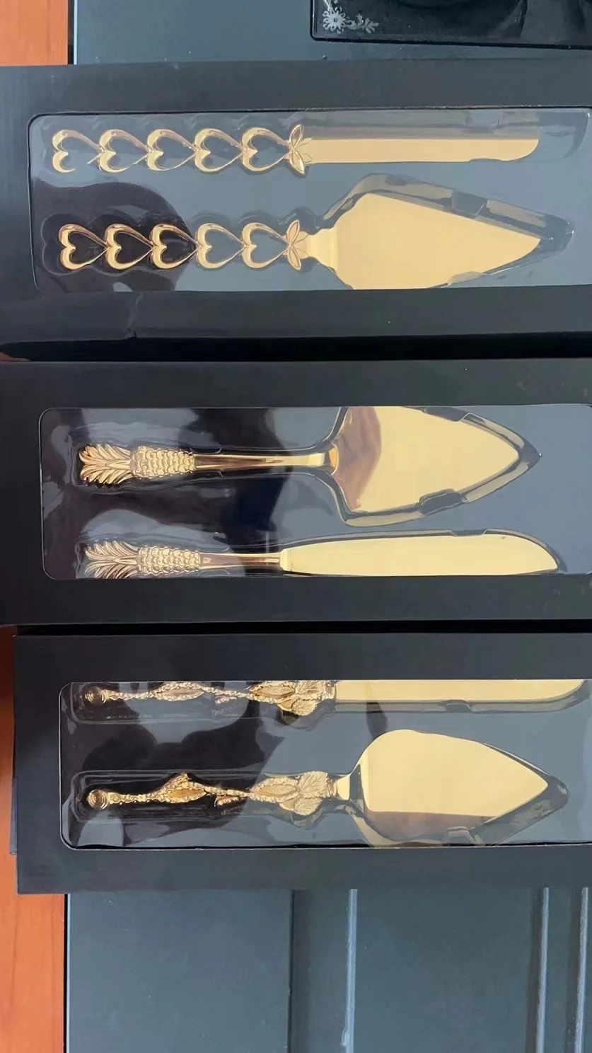 Wedding Supplies Cake Knife and Server Set Cake Pizza Pastry Shovel Knife
