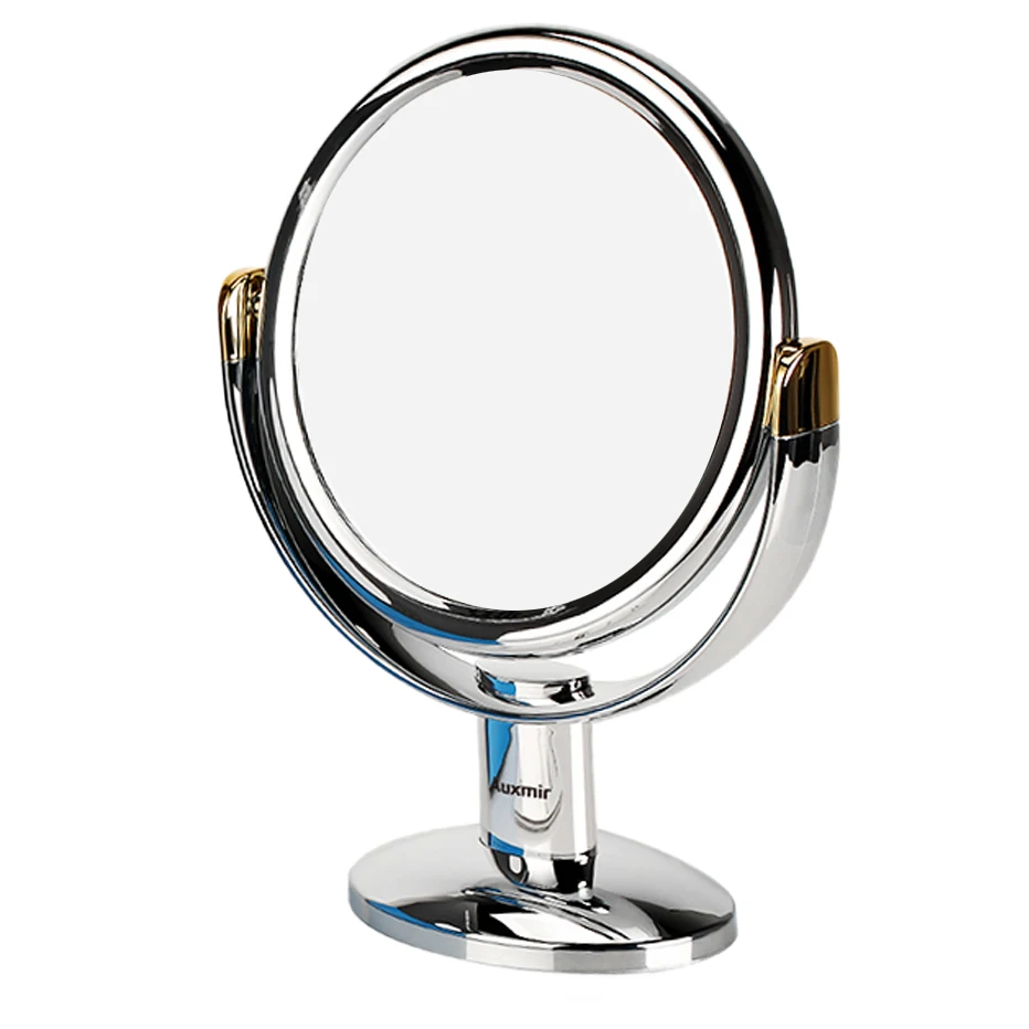 free standing 10x magnifying mirror