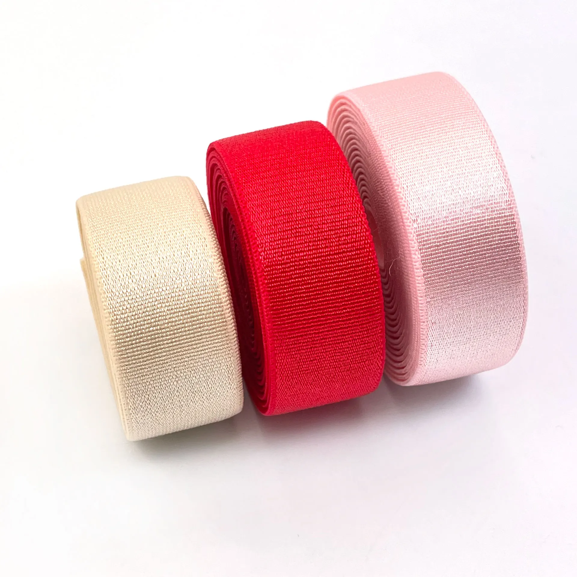 BENECREAT 24m 12 Colors Plush Bra Elastic Strap Polyester Satin Elastic Band Trim Elastic Ribbon For Sewing Bra Straps Lingerie, Shoulder Strap Making