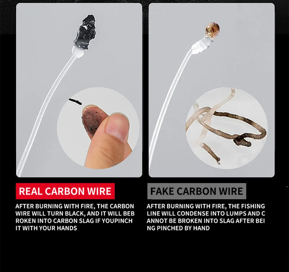 OEM 100% Pure Fluorocarbon Fishing Line 100M Carbon Fiber Fast Sinking Carp Fly Leader for Carp Fishing