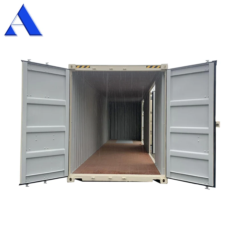 CSC Certificated 40ft One Side Door Opening Dry Shipping Container 40 40 Foot HC or GP Steel Material CSC Certified