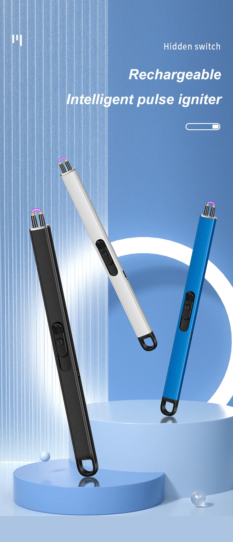 Kitchen Electric Candle Lighter Plasma Arc Lighters Windproof Lighters