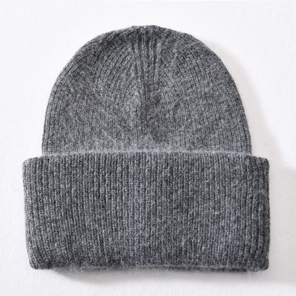 Fashion Women Wholesale Ski Skully Thick Warm Knitted Hats Striped Cuffed  Luxury Wool Cashmere Knit Custom Designer Beanies - China Cap and Hat price