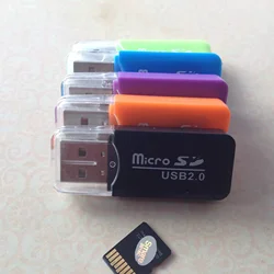 Лидер продаж, многофункциональный считыватель карт памяти USB 2,0, высокоскоростной адаптер для кардридера M2 SD DV TF