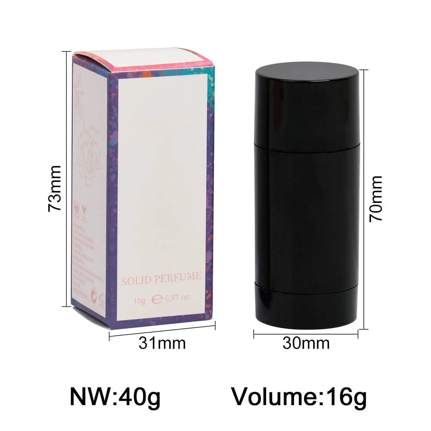 Оптовая продажа стойкий портативный ароматизатор для тела чистый твердый натуральный парфюм мужчин и