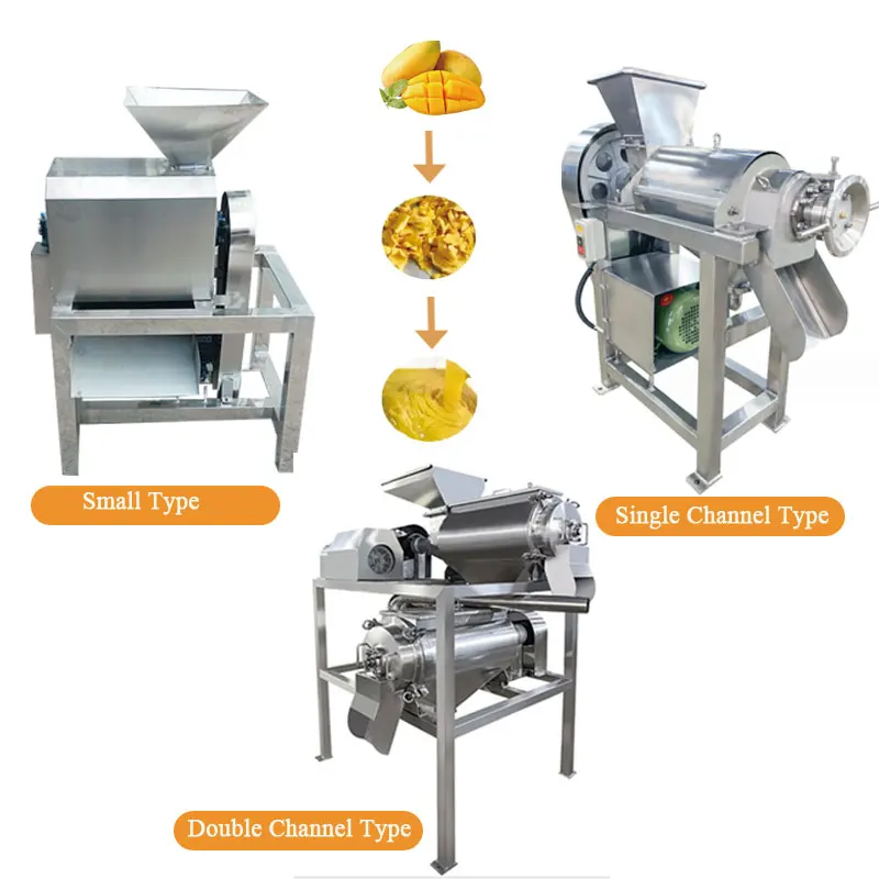New Model Industrial Mango Peach Juicer Extractor Fruit Pulper Machine