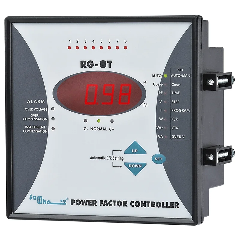 Control factor. Контроллер коэффициента мощности samwha-dsp rg-6t. power factor controller. rvt power factor controller. reactive power controller 12bsa.