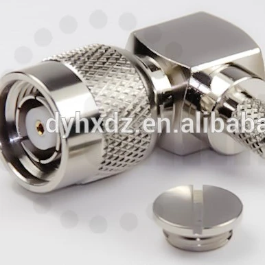 rp-tnc/rp tnc right angle 90 degree male plug for lmr400 cable