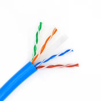 Category 6A U/UTP Copper Network Cabling Solution Ethernet Bulk Cable 1000ft (305m) Blue Pass Quality Test