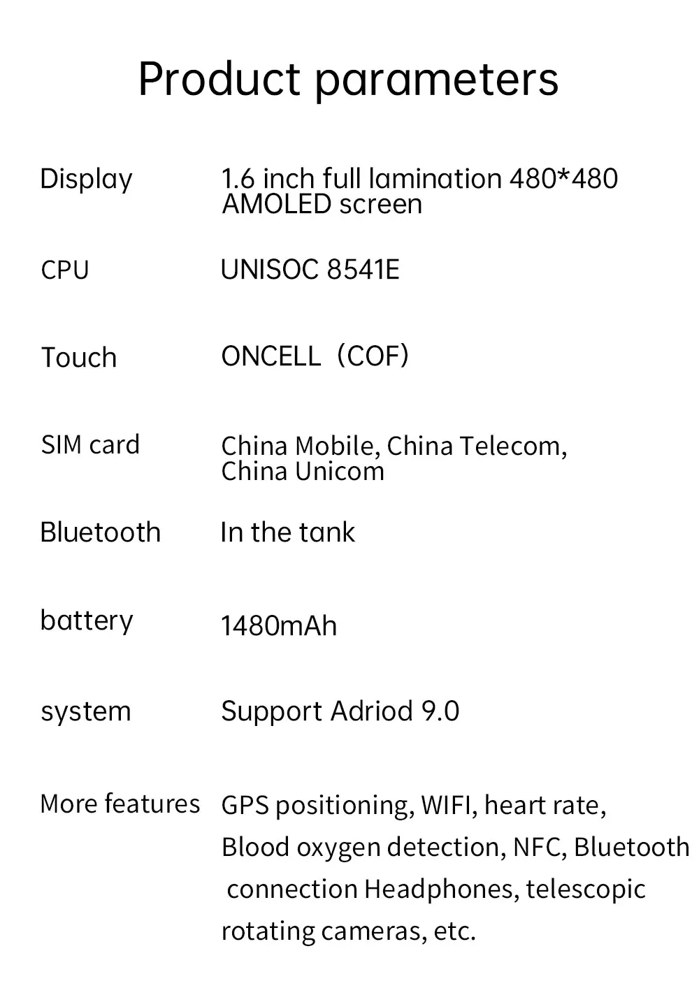 Phone Smart Watch All Netcom