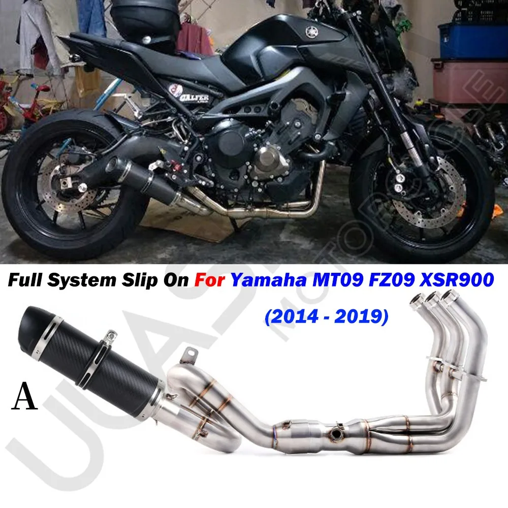 Yamaha MT-09 FZ-09 XSR 900 Exhaust System - ULASHKIM Quality