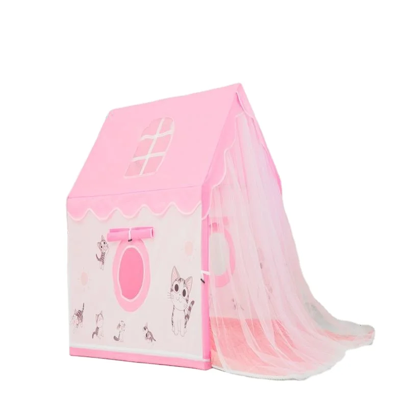 Top Selling Children Playhouse Indoor Castle Princess Cartoon for Kid Play Tent 