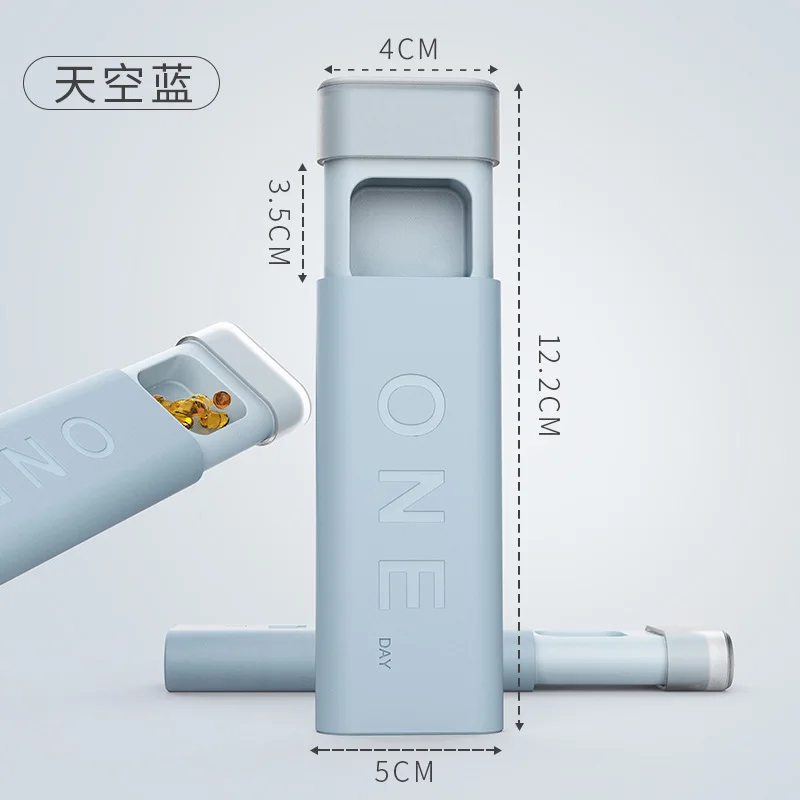 2023 горячая распродажа Новое поступление индивидуальный логотип пакет Три блюда в день портативная мини коробка для таблеток