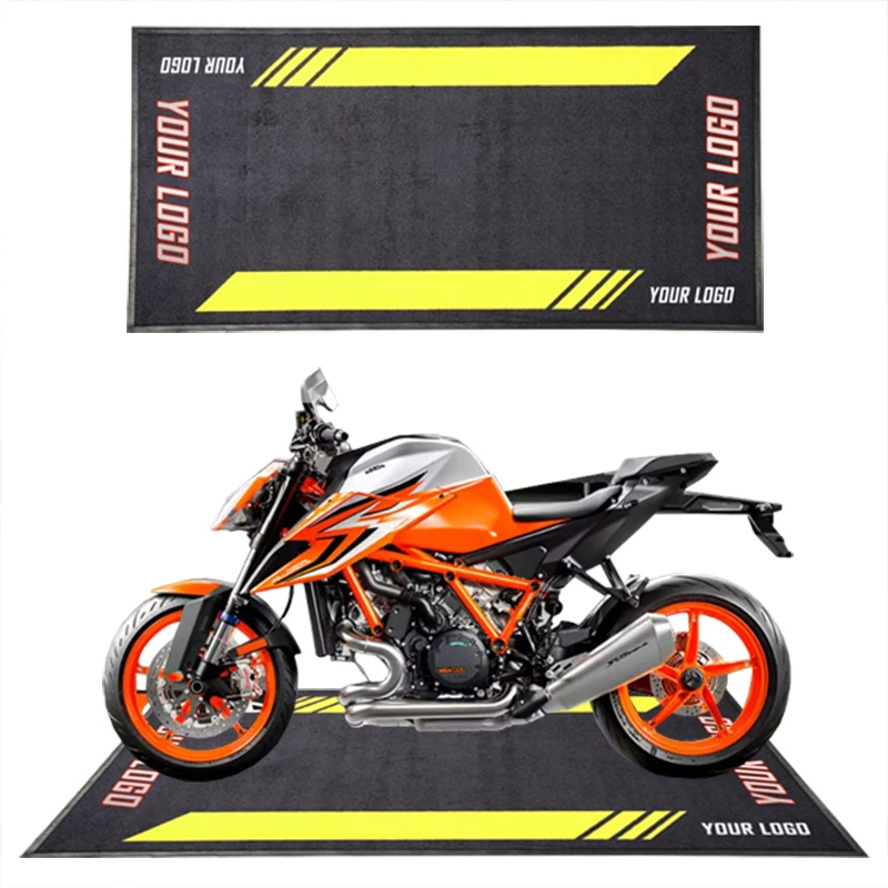 Aangepaste Nylon Rubber Motorfiets Vloer Garage Voetmat Pit Motorfietsmat Motorfiets Industrie Tapyt