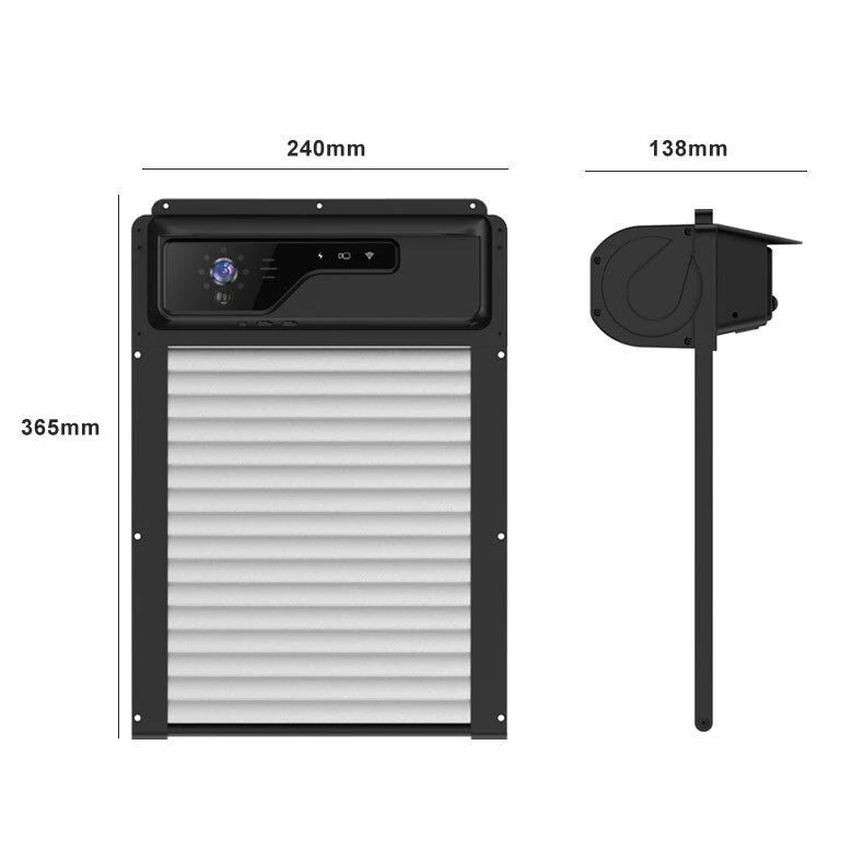 Wholesale and Retail Timer and Night Vision Waterproof IP65 Smart Chicken Coop Door Opener With Camera
