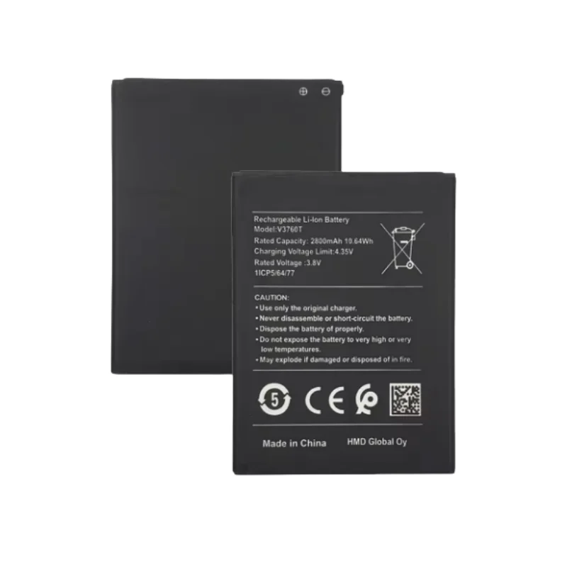 RUIXI V3760T 2800mAh Battery for Nokia C2 2020 TA-1204 V3760T Mobile Phone Batteries