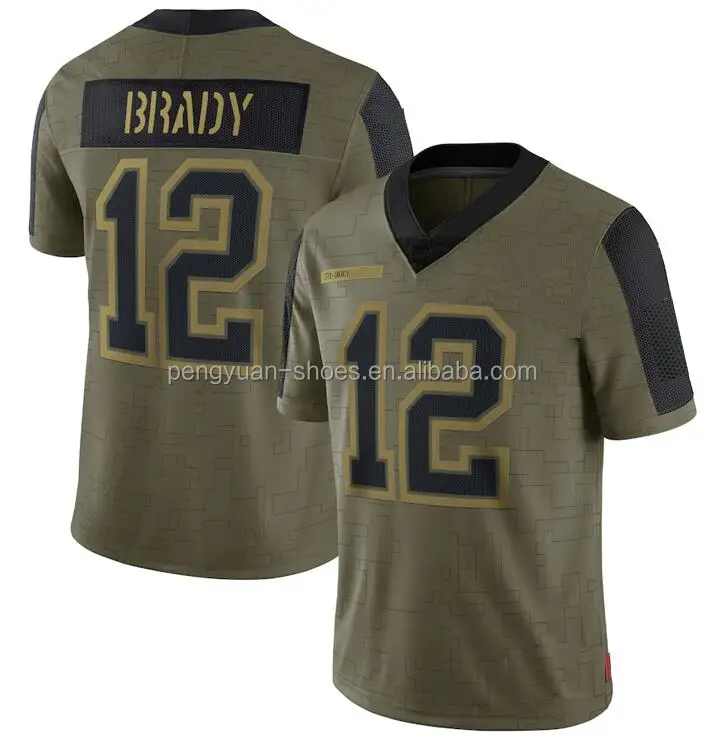 Wholesale Best Quality #10 Tom Brady #12 Tom Brady Stitched American  Football Jersey From m.