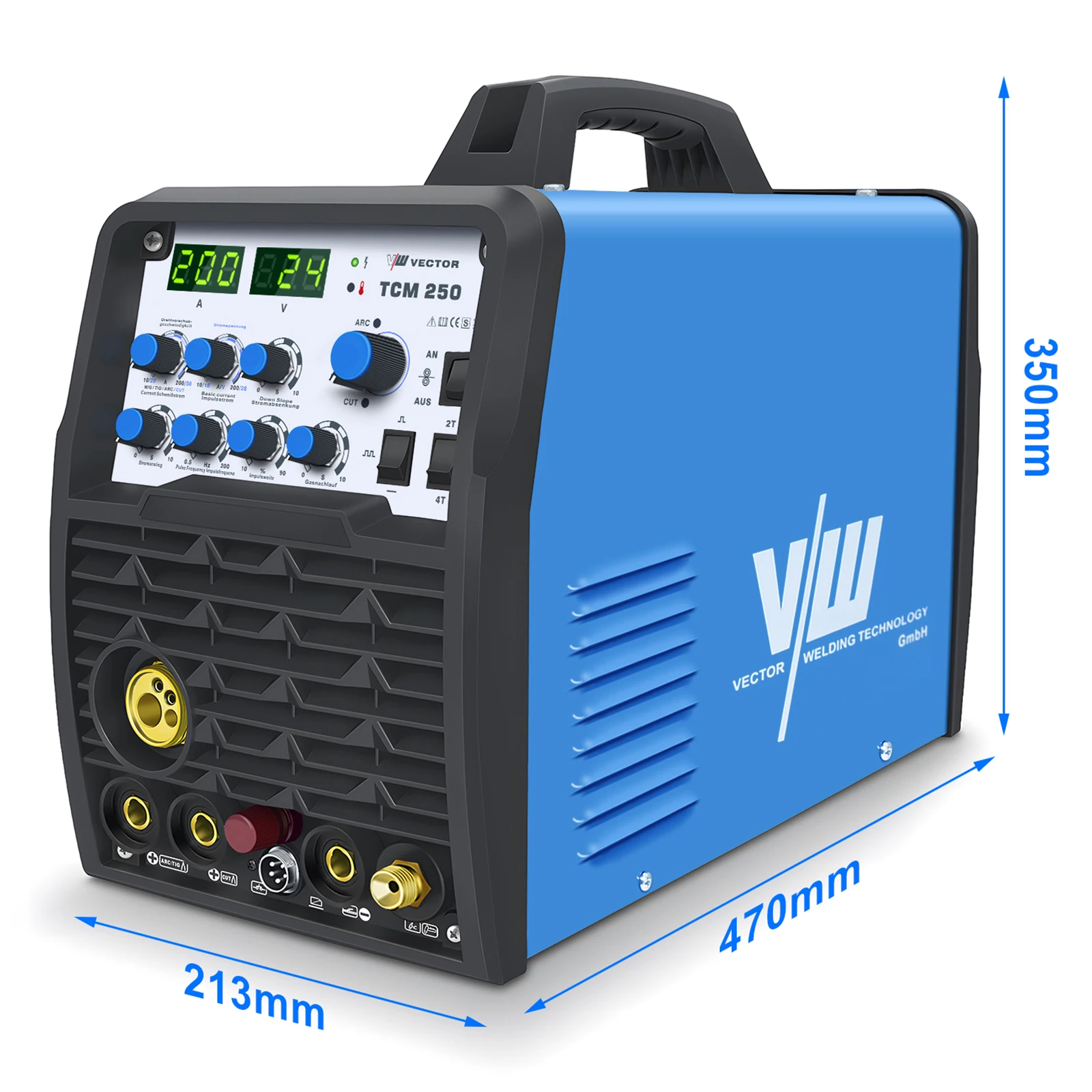 Stahlwerk & Vector TCM250 Laser Welding Machine Aluminum Welder Machine 6in1 MIG Welding Machine