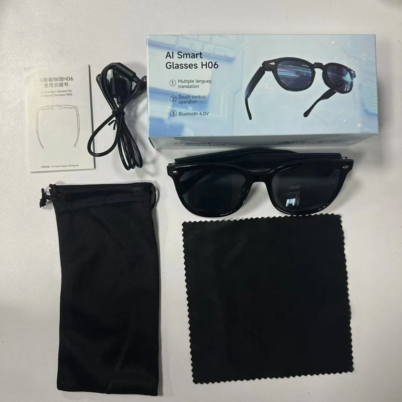 Lunettes Intelligentes Avec Haut-Parleur Et Traduction - Technologie Innovante - Neuf