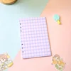 13 Blue Plaid Inserts (40 sheets)-white