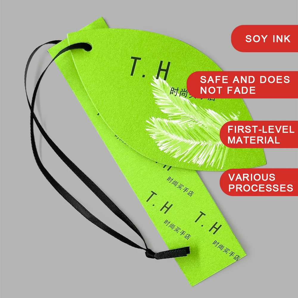 Tag Product Garment Tag Hang Tag Clothing Label Paper Customized Logo PVC Custom Logo Waterproof Carton Shoes & Clothing RFID