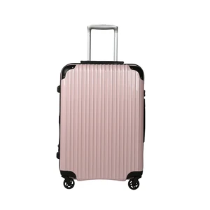 2026 Best Selling Durable Multi-color Trolley Case ABS Suitcase Front Opening Double Open Carry on Luggage