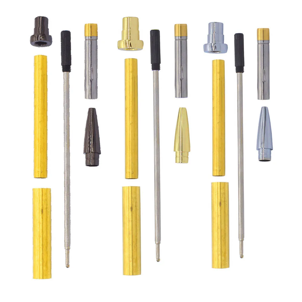 Wooden Worker DIY Assemble Wood Turning Making Pen Kits Legacy Taiwan Handcraft Unfinished Slimline Pen Kits Woodturning