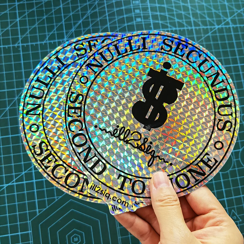 Waterproof Die Cut Japanese Anime Holographic Sticker Anime Cartoon