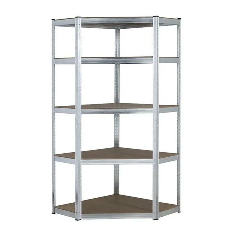 5 Layer Corner Shelf Heavy Duty Storage Rack With Adjustable Shelves