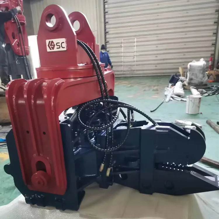 ショベルアタッチメント油圧ドロップハンマーパイルドライバー