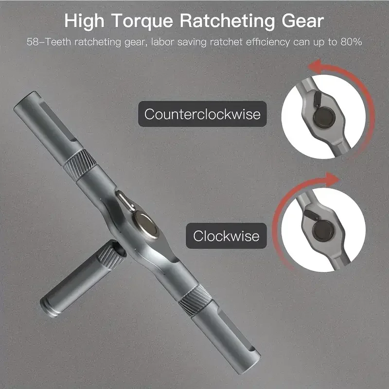 DIY Screwdriver 24 In 1 Compact And Portable Ratchet Screwdriver