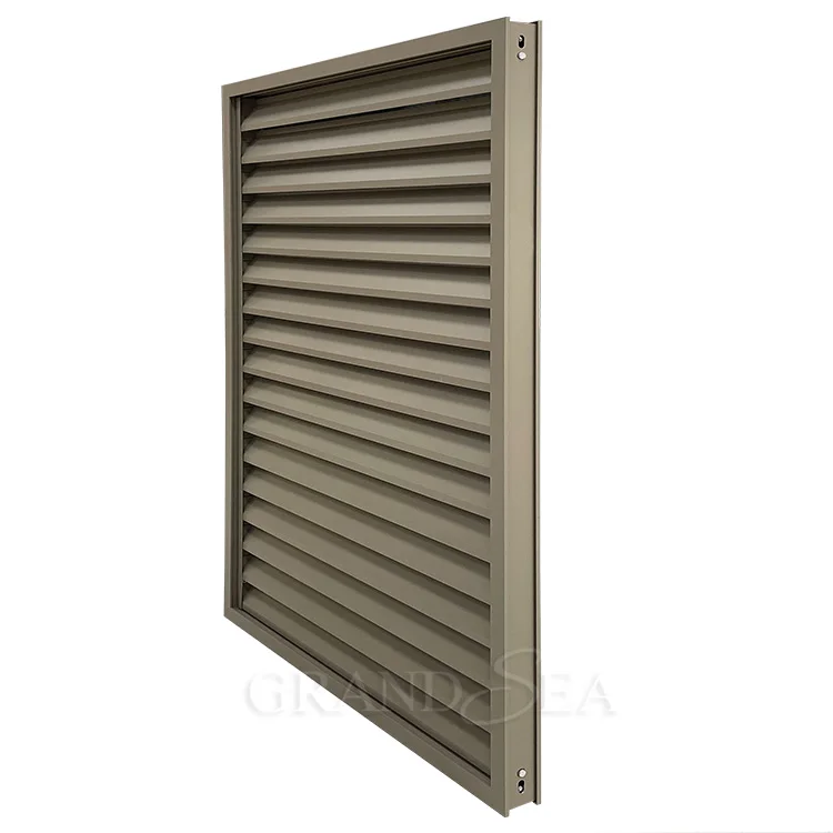 Modern Security Shutter Designs Custom Blades Aluminium Louvre Windows Malaysia
