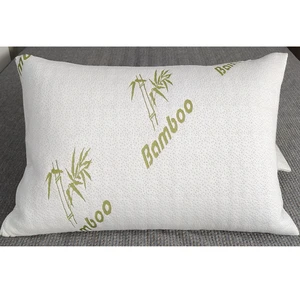 Skin-friendly, Comfortable, Anti-bacteria and Durable, 100%Bamboo Pillow Protector Jacquard Pillowcase Cover