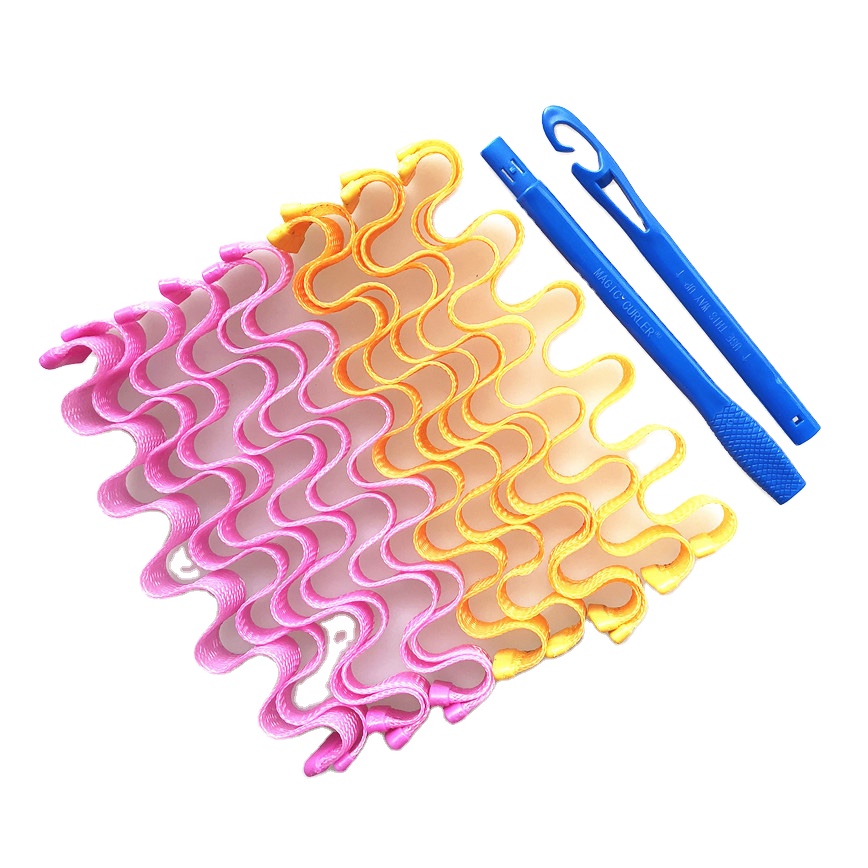 
Новинка 12 штук спиральные крученые волшебные бигуди для укладки волос для больше видов причесок 