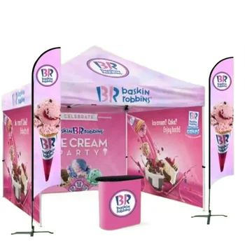 3x4.5  advertising extended tent canopy printing water-proof easy-install