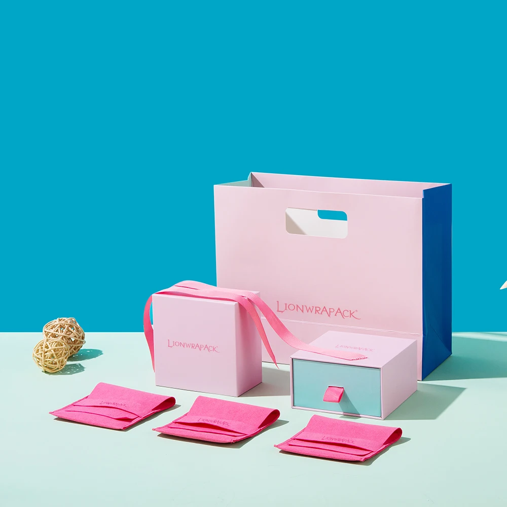 Изготовленный на заказ логотип роскошный раздвижной ящик коробка для ювелирных изделий набор хранения уникальное ожерелье упаковки с