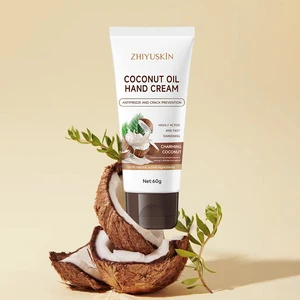 OEM ODM Coconut Oil Hand Cream Floral and Fruity Natural Plant Hand Lotion Balm Set Hyaluronic Acid Moisturizing Hand Cream