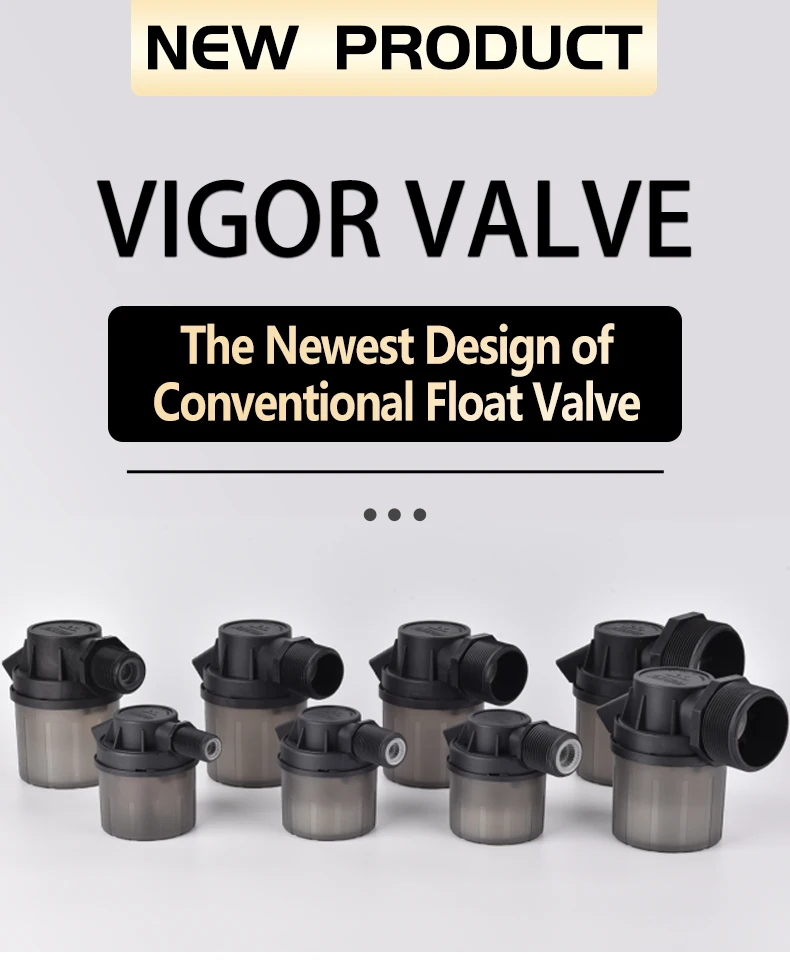 Automatic DN50 25mm LCY2 HDPE Linear Floating Livestock Drinker Valves One Inches DIY Peglar Manual CE Certified Diaphragm