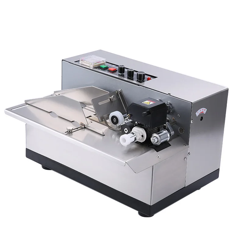 TEBAK Semi Automatic Dry Ink Coding Machine MY-380 Solid Ink Printer Batch Coder Expiry Date Printing Machine for Plastic Bag