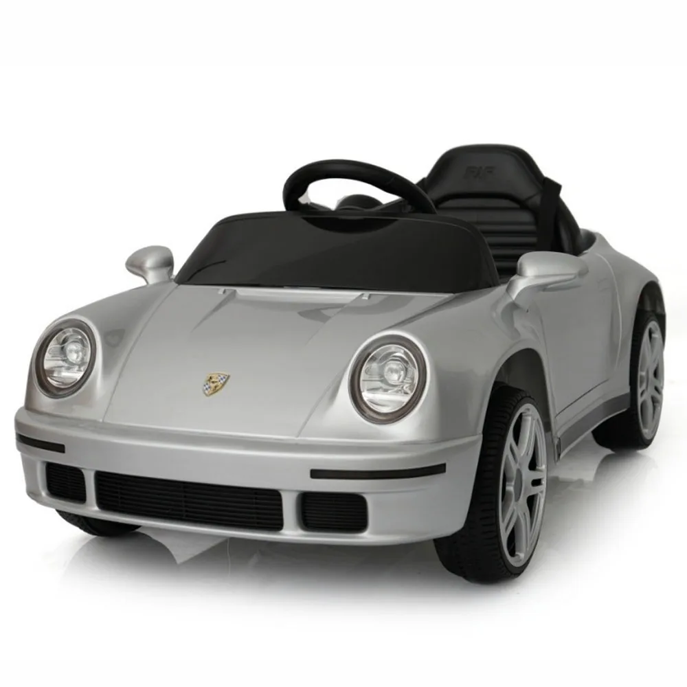 New Model Children Ride-On Toy Dual Drive Electric Car with Shaking Lights Early Education Plastic Ages 2-7